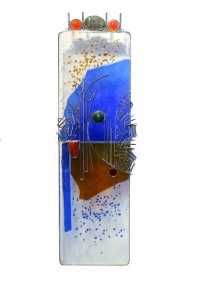 Shakil Ismail, 21 x 6 Inch, Metal & Glass Casting with Semi Precious Stone, Calligraphy Paintings, AC-SKL-024